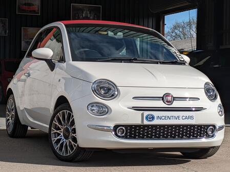 FIAT 500C 1.2 69hp Star Convertible automatic. 1 OWNER. ONLY 2308 MILES AND 3 DEALER SERVICES. 