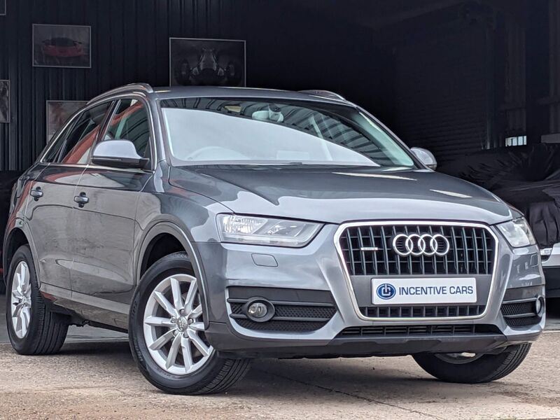 View AUDI Q3 2.0TDI QUATTRO SE AUTOMATIC 4WD. 1 OWNER. AUDI DEALER HISTORY WITH 9 STAMPS. SAT NAV. HEATED LEATHER