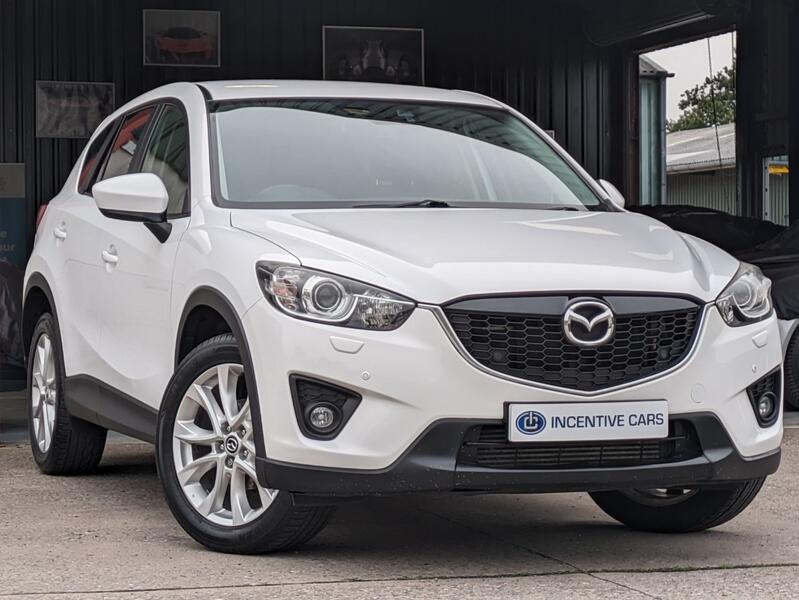 View MAZDA CX-5 2.2 SKYACTIV-D Sport Nav. ULEZ. BOSE SOUND. SAT NAV. HEATED LEATHER SEATS. 8 SERVICES.