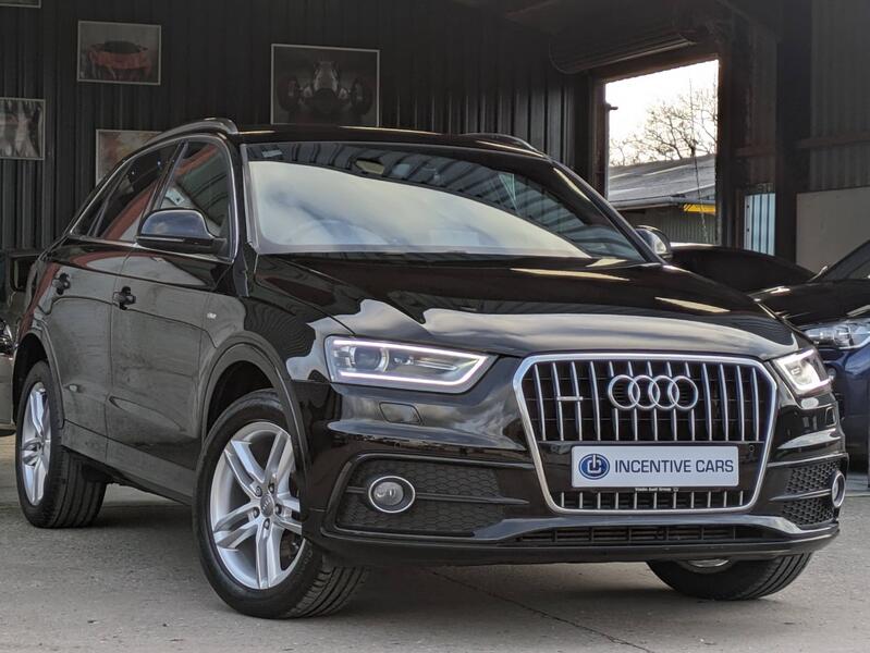 View AUDI Q3 2.0 TDI S line quattro 4WD Automatic. 2 OWNERS. XENON LIGHTS. JUST SERVICED. LOW MILEAGE
