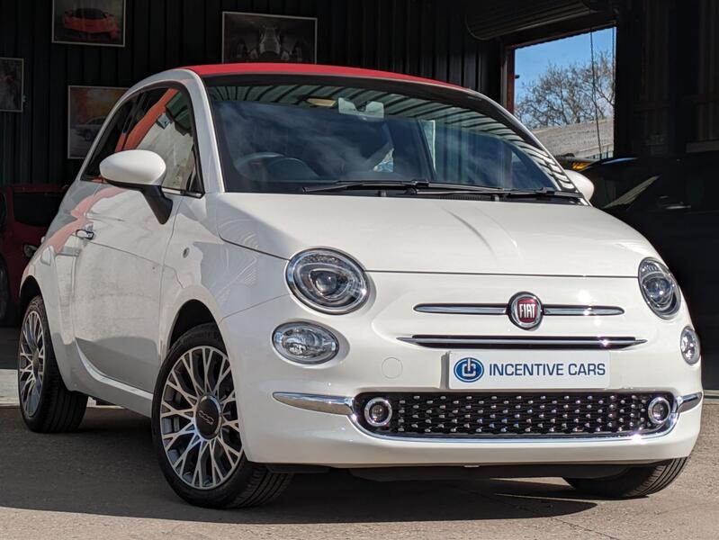 View FIAT 500C 1.2 69hp Star Convertible automatic. 1 OWNER. ONLY 2308 MILES AND 3 DEALER SERVICES. 