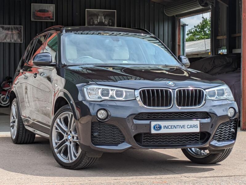View BMW X3 2.0 X3 xDrive20d M Sport automatic. HIGH SPEC. PRO NAV. PLUS PACK. HEATED LEATHER JUST SERVICED ULEZ