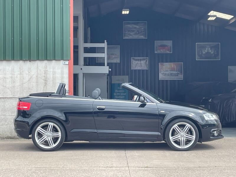 View AUDI A3 Cabriolet 2.0 TDI S line Final Edition. 1 OWNER. 30K MILES. SAT NAV. BOSE. HEATED LEATHER. £35RFL