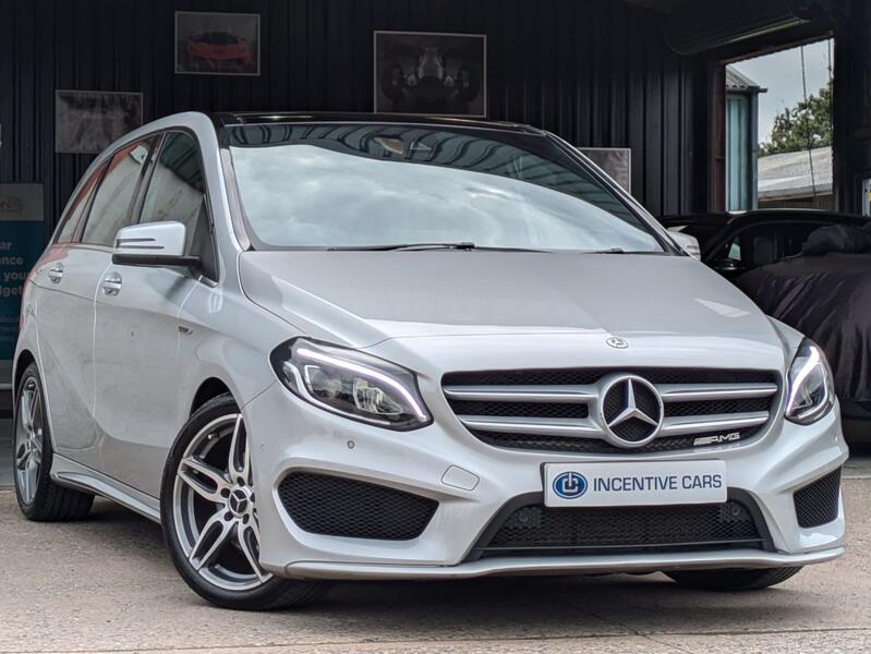 View MERCEDES-BENZ B CLASS B200d 2.1d AMG Line automatic. PAN ROOF. SAT NAV. HEATED SEATS. REAR CAMERA AND 7 SERVICES.