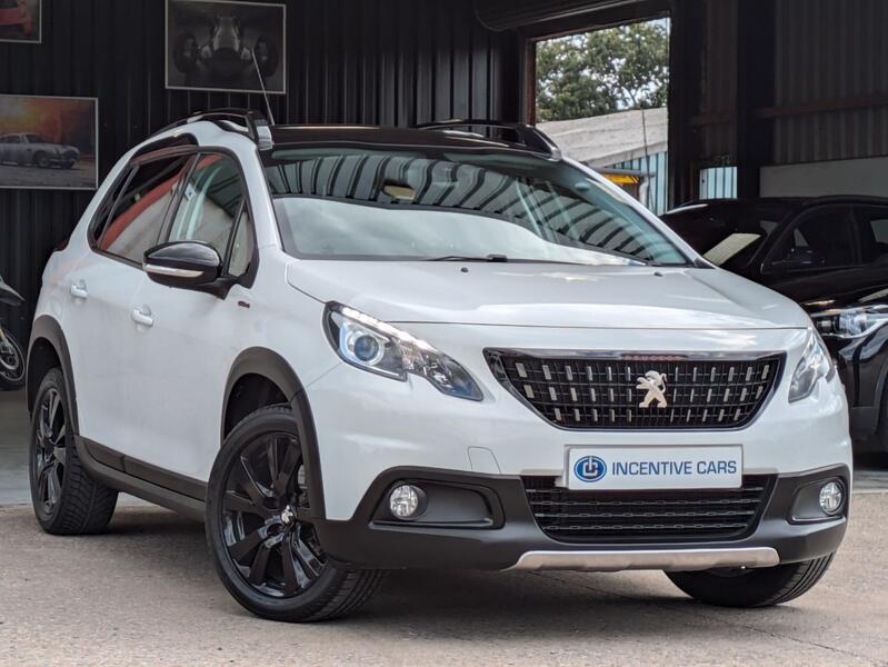 View PEUGEOT 2008 1.2 PureTech GT Line automatic. 2 OWNERS. 5 SERVICES. HEATED SEATS. REAR CAMERA. PAN ROOF. SAT NAV. 