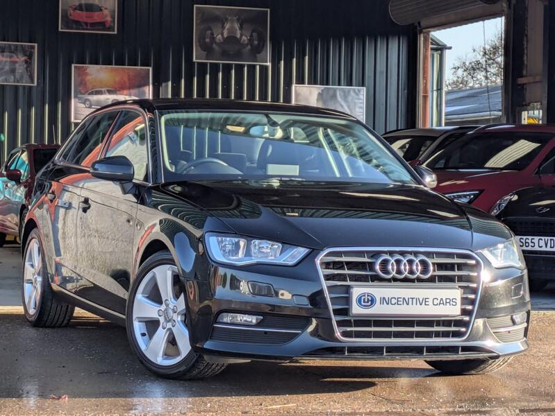 View AUDI A3 2.0 TDI Sport 5dr Sportback. 2 OWNERS. B&O SOUND SYSTEM. SAT NAV. TBELT DONE. SERVICE HIST. LOW RFL.