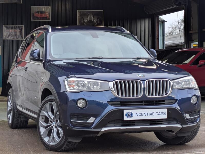 View BMW X3 xDrive20d xLine automatic. HIGH SPEC. 2 OWNERS. PRO NAV. REAR CAMERA. HEATED LEATHER. FULL HISTORY.