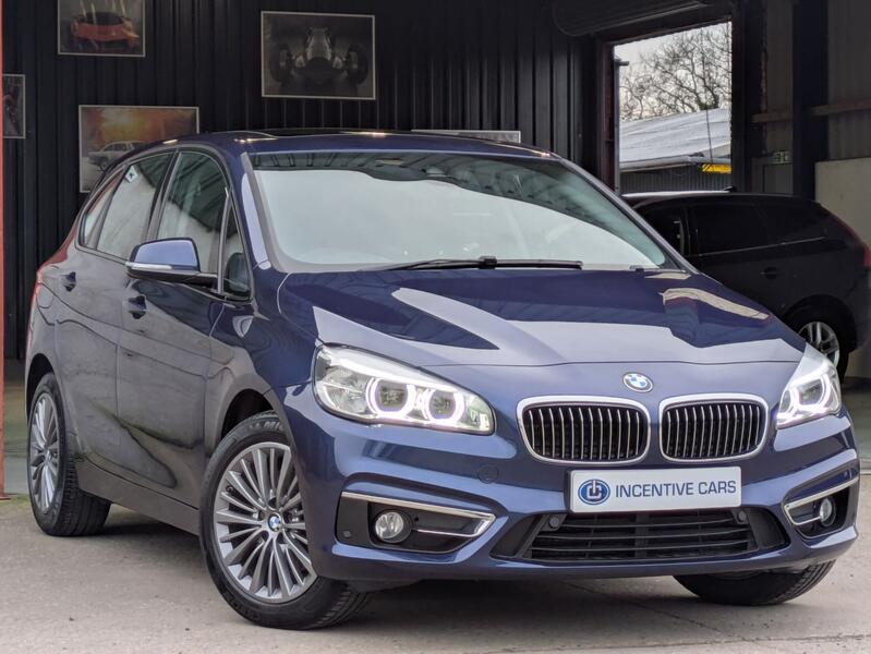 View BMW 2 SERIES ACTIVE TOURER 218i Luxury Active Tourer manual. 1 OWNER. HUGE SPEC. SAT NAV. PAN ROOF. LED LIGHTS. HEATED LEATHER.