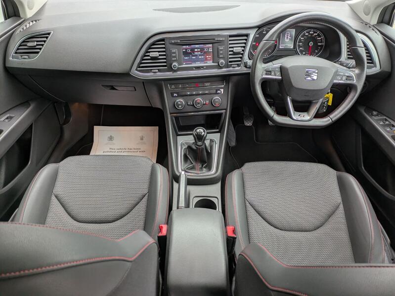 View SEAT LEON 2.0 TDI FR SPORT TOURER. 2 OWNERS. FULL HISTORY. CAMBELT DONE. £35 ROAD TAX. PARKING SENSORS. 