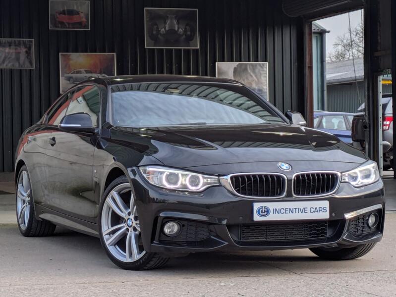 View BMW 4 SERIES 420d M Sport Coupe automatic. BIG SPEC. PRO NAV. COMFORT PACK. 19 ALLOYS. FSH.