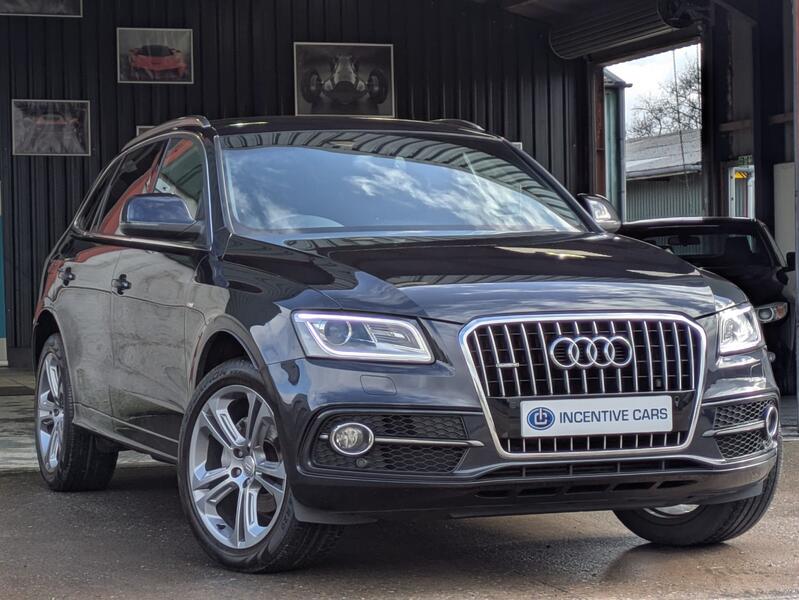 View AUDI Q5 2.0 TDI S line Plus quattro automatic. MMI PLUS. SAT NAV. DVD PLAYER. HEATED SEATS. B&O SOUND SYSTEM