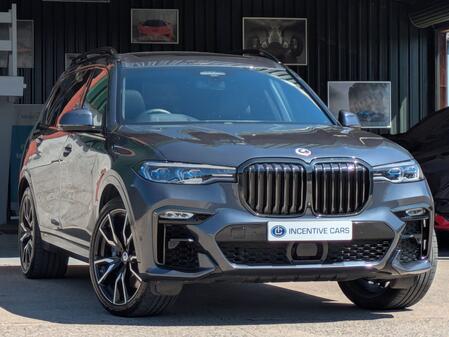 BMW X7 xDrive40d M Sport 3.0d. £18k OF OPTIONS. REAR ENTERTAINMENT. BOWERS SOUND. PAN ROOF. LASER LIGHTS.