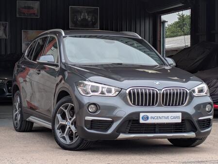 BMW X1 xDrive20d xLine 4WD automatic. 2 OWNERS. SAT NAV. HEATED LEATHER. REAR CAMERA. HARMAN KARDON SOUND.