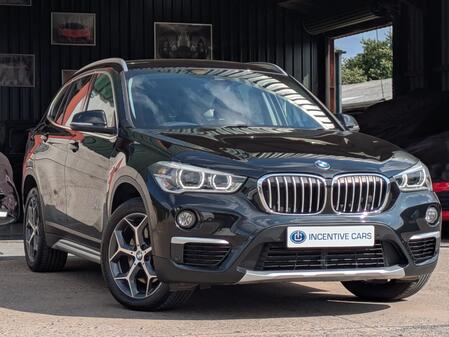 BMW X1 xDrive20d xLine automatic. 2 OWNERS. SAT NAV. HEATED LEATHER. REAR CAMERA. BMW SERVICE HISTORY.