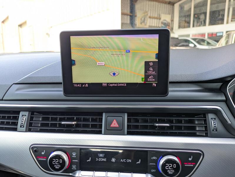 View AUDI A4 AVANT 2.0 TDI ultra Sport. CARPLAY. SAT NAV. PARKING SENSORS. FSH. C/BELT DONE. 2 OWNERS.