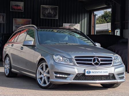 MERCEDES-BENZ C CLASS C250 CDI AMG Sport Edition automatic. 2 OWNERS. PREMIUM PLUS PACK. PAN ROOF. SAT NAV. HEATED SEATS.
