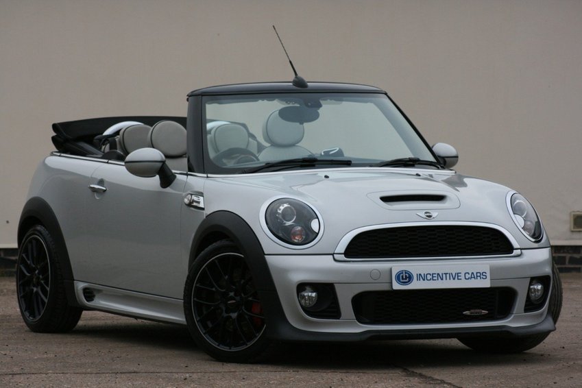View MINI CONVERTIBLE JOHN COOPER WORKS 1.6 CONVERTIBLE MANUAL * ONE OWNER * SAT NAV * HEATED LEATHER * DAB * XENONS * 13