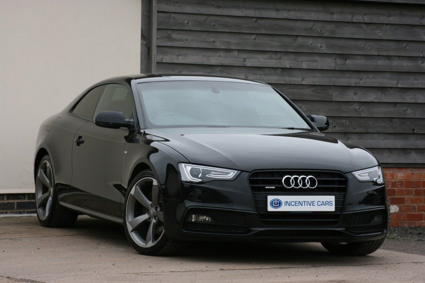 View AUDI A5 2.0 TFSi 211 QUATTRO S-LINE BLACK EDITION S TRONIC COUPE. BANG AND OLUFSEN. LEATHER. XENONS. 62
