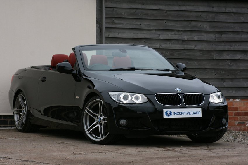 View BMW 3 SERIES 320d M SPORT CONVERTIBLE. FULL HISTORY. HEATED LEATHER. PARK SENSORS. DAB. BTOOTH. CRUISE. 13 REG