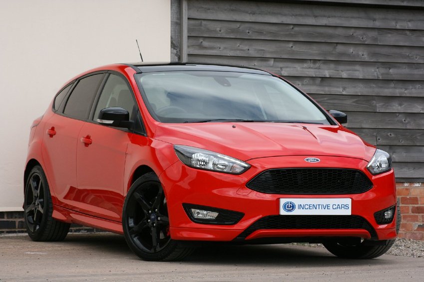 View FORD FOCUS 1.5T EcoBoost 182 Zetec S Red EDITION 5DR. SATELLITE NAVIGATION. 1 OWNER. FORD HISTORY. DAB. 16 REG