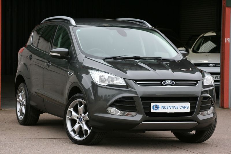 View FORD KUGA TITANIUM 2.0TDCI 150 2WD MANUAL SUV. 2 OWNERS. FULL HISTORY. 19IN ALLOYS. DAB. BTOOTH.