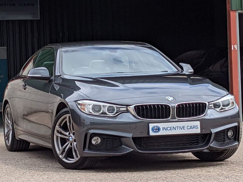 View BMW 4 SERIES 420D M SPORT 2DR COUPE AUTOMATIC. PRO SAT NAV. £30 RFL. HEATED LEATHER. FULL SERVICE HISTORY.