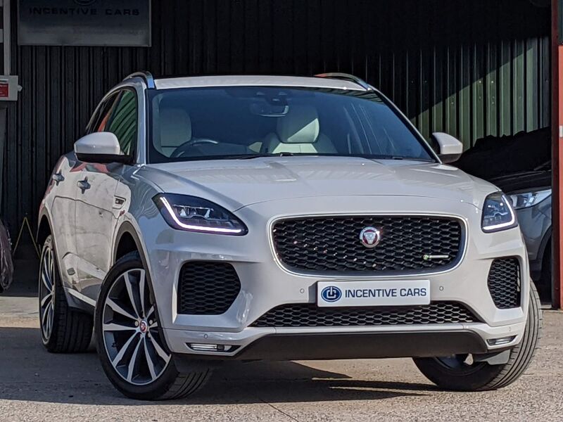 View JAGUAR E-PACE R-DYNAMIC HSE AWD 2.0 D180 AUTOMATIC. ONLY 12000 MILES. IMMACULATE EXAMPLE THROUGHOUT. 4WD