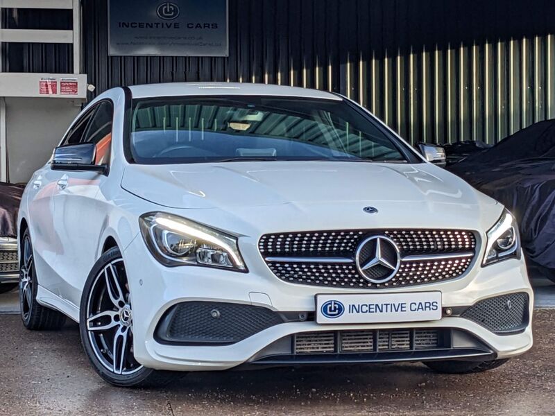 View MERCEDES-BENZ CLA 220 D AMG LINE 4DR COUPE AUTOMATIC. FULL MB HISTORY. SAT NAV. LED LIGHTS.