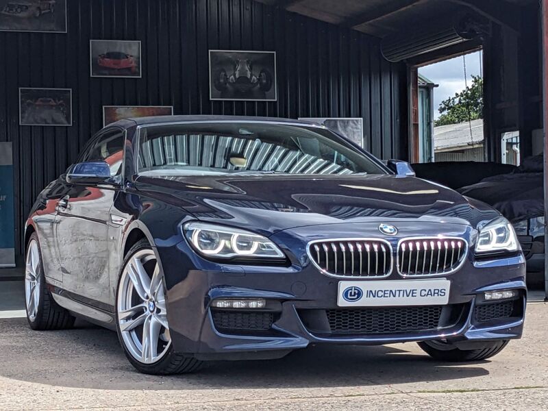 View BMW 6 SERIES 640d M Sport 3.0 HUGE SPEC. HUD. CARPLAY. COOLED & HEATED SEATS. ADAPTIVE LEDs. PRO NAV. ULEZ. CAZ.