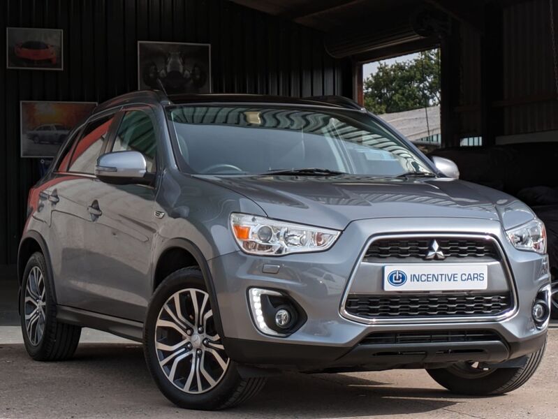 View MITSUBISHI ASX 2.2DI-D ZC-H ULEZ. 1 OWNER. 10 SERVICE STAMPS. PAN ROOF. SAT NAV. HEATED LEATHER.